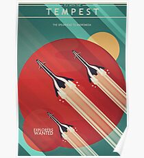 Póster Vuela con la tempestad