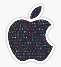WWDC 2016 ASCII Logo (Dark Version, Large Font Size) Sticker