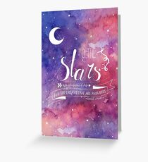 To the stars ACOMAF Quote Greeting Card