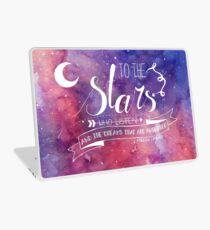Vinilo para portátil A las estrellas ACOMAF Cita