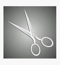 metal scissors Photographic Print