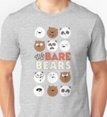 We Bare Bears Slim Fit T-Shirt