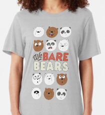 We Bare Bears Slim Fit T-Shirt