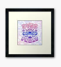 Eyes On The Prize (Alien Abduction) Framed Print