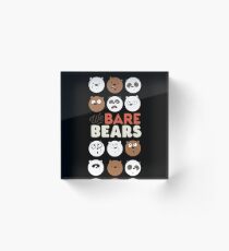 We Bare Bears Acrylic Block