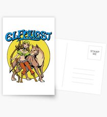 Retro Nightfall Postcards