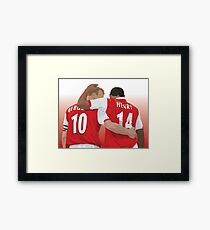 Thierry Henry & Dennis Bergkamp Framed Print