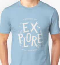 J'adore de Explore Unisex T-Shirt
