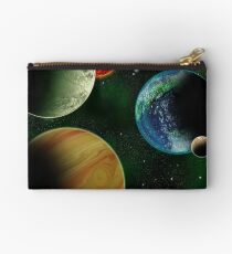 All the Worlds a Stage Zipper Pouch