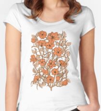 Frühling Tailliertes Rundhals-Shirt