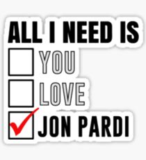 jon pardi Sticker