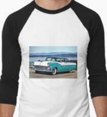 1956 Ford Crown Victoria I Men's Baseball ¾ T-Shirt
