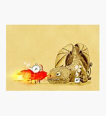 Dragon making tea Photographic Print