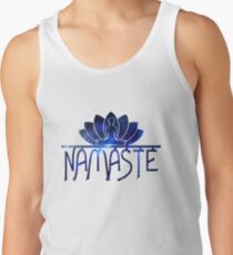 Galaxy Namaste Yoga Lotus Flower Tank Top