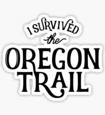 Oregon Trail Survivor Sticker