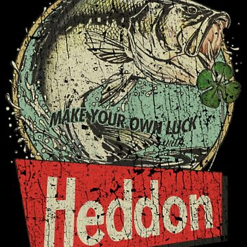 Heddon Lures - Make Your Own Luck 1894 - Fishing - Sticker