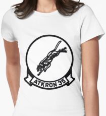 VA-35 Black Panthers Women's Fitted T-Shirt