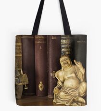 Sextant and Smiling Buddah Tote Bag