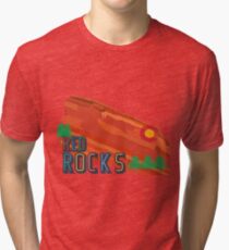 Red Rocks Tri-blend T-Shirt