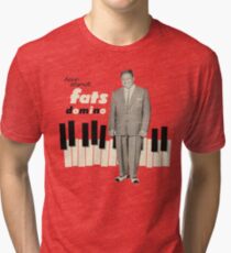 Here Stands fats Domino Tri-blend T-Shirt