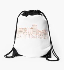Baltimore Maryland Drawstring Bag