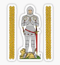 English Knight Circa 1430 Sticker