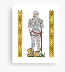 English Knight Circa 1430 Canvas Print