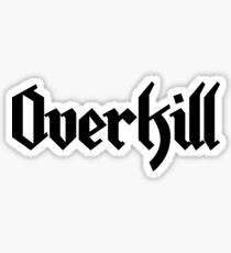 Motörhead - Overkill white Sticker