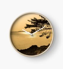 Sunset on the bay @ Sol'So Photografée Clock