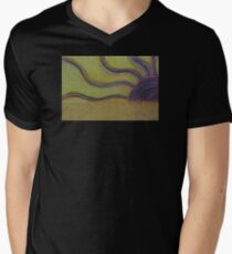 black sun Men's V-Neck T-Shirt