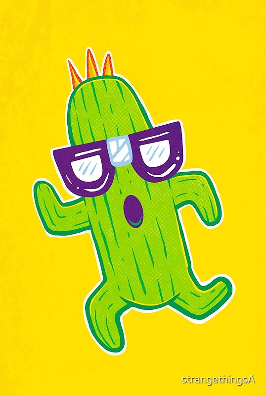 &ldquo;Cactus Glasses&rdquo; by strangethingsA | Redbubble