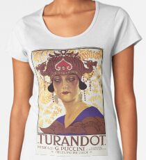 Turandot Weinlese Premium Rundhals-Shirt