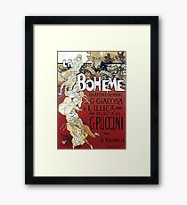 La Boheme Vintage Framed Print