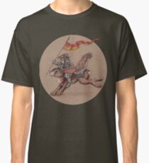 Squirrel in Shining Armor with trusted Bunny Steed Classic T-Shirt