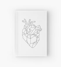 Cuaderno de tapa dura Corazón geométrico