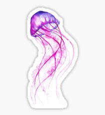 Watercolor Jellyfish Sticker