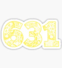 631 - yellow Sticker
