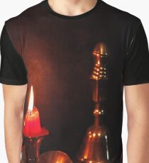Candlelight And Bell Graphic T-Shirt