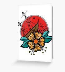 SINKING SHIP Greeting Card