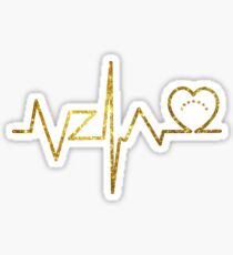 VENEZUELA FLAG 7 STARS GOLD LIFE LINE Sticker