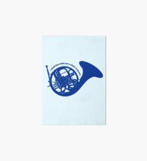THE BLUE FRENCH HORN Art Board