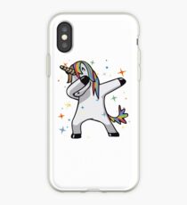 Ursprüngliches Einhorn-Tupfen iPhone-Hülle & Cover