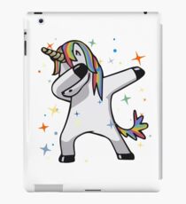 Ursprüngliches Einhorn-Tupfen iPad-Hülle & Klebefolie