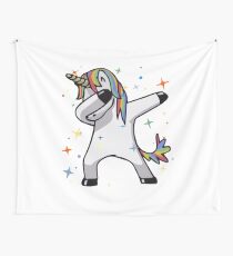 Original Unicorn Dab Wall Tapestry