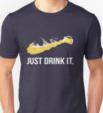 JUST DRINK IT Slim Fit T-Shirt