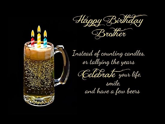 "Alles Gute zum Geburtstag Bruder" Fotodruck von Barbny Redbubble