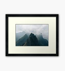 Flying Mountain Explorer - Landscape Photography Framed Print
