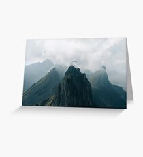 Flying Mountain Explorer - Landschaftsfotografie Grußkarte