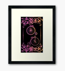 VINTAGE BICYCLES Framed Print