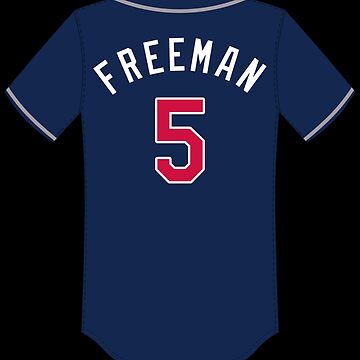 Freddie Freeman Jersey Sticker Sticker for Sale by clamayi2